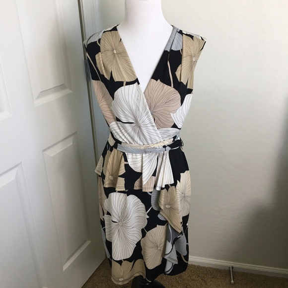 NWT Max and Cleo Knit and Champagne Dress - Picture 1 of 6
